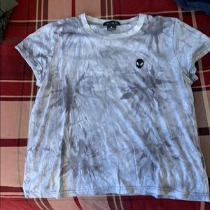 grey tye dye t-shirt